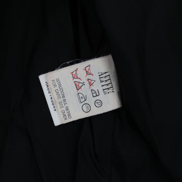 Vintage Moschino Cheap and Chic Black Virgin Wool-Blend Zip Jacket - Picture 12 of 13